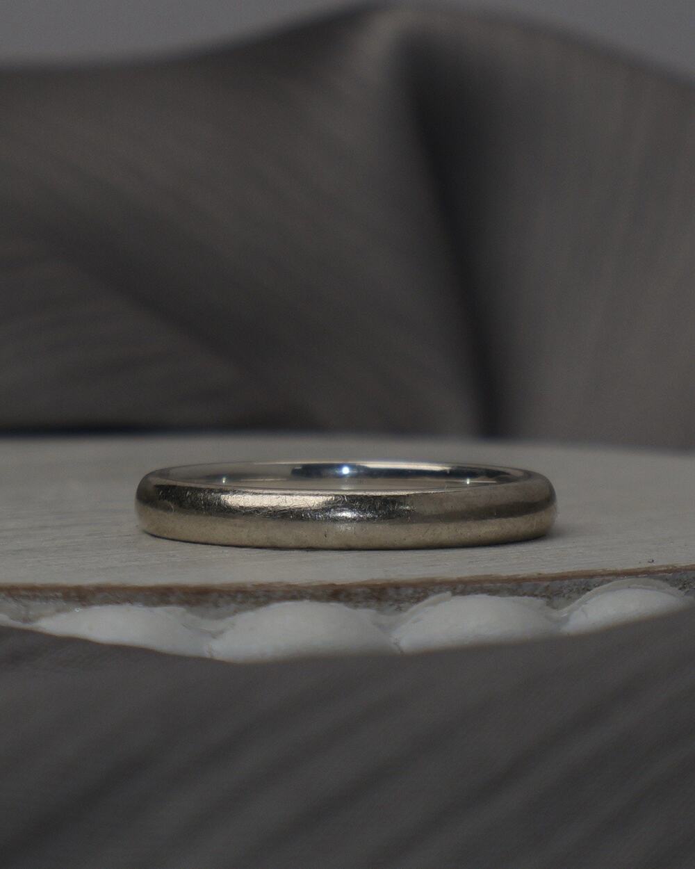 James Avery 925 Forever Wedding Ring 2.9G / Sz 7.5 / ( 1/8 In Wide)